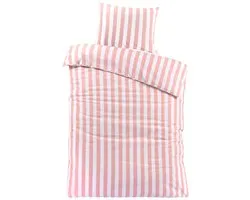 Housse de couette Day Dream Stripe - Simple - 140x200 cm - Rose