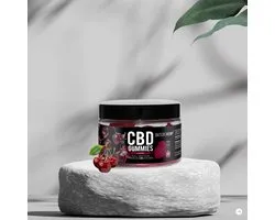 Dutch Hemp CBD-gummies - Vegan - Sugarfree - full spectrum - 25 mg - cherry