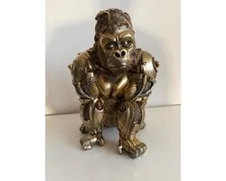 Goodyz - Steampunk collectie - Dieren - Gorilla - staand - 30cm hoog