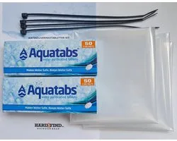 Aquatabs Waterzuiveringstabletten - 100 stuks - voor drinkwater - 100 liter