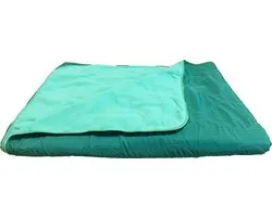 Warmtedeken - Antistatisch - narcose deken - Groen - 120 x 220cm