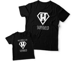 Matching shirts Vader & Zoon | Mijn papa is een superheld