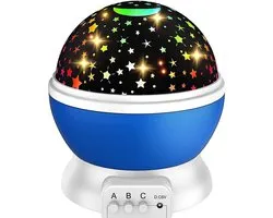 Mobstore Sterrenprojector Nachtlampje - LED Projector Bol Wit - Sterren Projector - Galaxy Projectie - Star Light - Sterrenhemel Snoezellamp - Slaaptrainer Baby - Nachtlampje Kinderen - Speelgoed Jongens en Meisjes - Projectorlampen - Babyprojectors