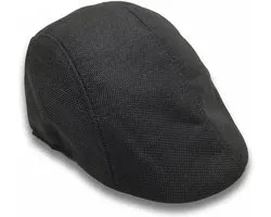WiseGoods Luxe Flatcap Mannen - Flat Caps Heren - Retro Caps Man - Pet - Kleding Accessoires - Petten - Petje - Petjes - Zwart