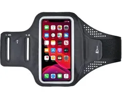 Mobigear Easy Fit - Étui de téléphone adapté pour Xiaomi Mi Mix 3 Case Brassard de sport en néoprène - Zwart