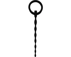 Pénis Plug en silicone avec anneau de retrait