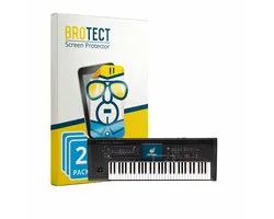 BROTECT - Screenprotector voor KORG Kronos 3 (2025) 61 - Folie Beschermfolie transparant 2 Stuks