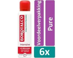 Borotalco Deodorant Spray Intensive – Voordeelverpakking 6 x 150 ml