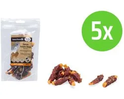 Beeztees Zoete Aardappel Bites M Eend - 400 gr - 5 verpakkingen