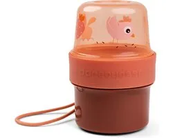 Done By Deer Birdee 2-Way Snackbox - Small - Papaya