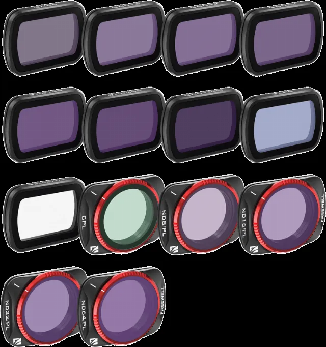 Freewell DJI Osmo Pocket 3/4 Filters Mega Kit 14 Pack