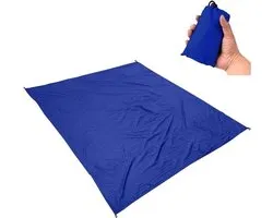 Generise Waterproof Picnic Blanket Picnic Mat for Garden, Beach and General Outdoor Use (100cmx150cm) Blue