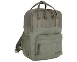 New Rebels Ribbi Juno Handel Backpack mini – Ribstof 900D Polyester 13L Lichtgewicht & Comfortabel – 23x10x31 cm – Dames & Heren Rugzak Sage Green