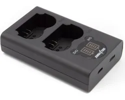 ChiliPower Fuji NP-W235 dubbellader voor 2 camera accu's (tegelijk)