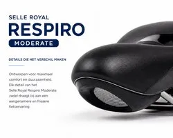 Selle Royal selle Respiro Moderate 5131 GEL unisexe