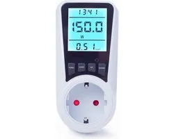 SEC24 KWH230 Compteur d'énergie avec affichage éclairé par LED - Compteur de consommation - Compteur de consommation d'énergie - Compteur d'électricité - Économisez de Énergie - pour mesurer Watt/ Ampère / Voltage/ KWH