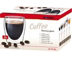 Scanpart - Verres thermo à café - 2x175 ml