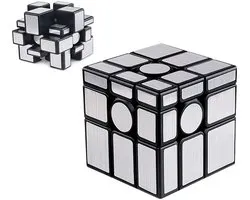Mirror Cube Silver - breinbreker - puzzel - kubus - 3x3 cube - New Edition - Fanxin
