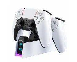PlayCool PS5 DualSense en DualSense Edge Controller Oplaadstation