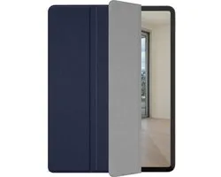 Macally Tablethoes geschikt voor Apple iPad Pro 11 Inch (2018) Hoes | Macally Bookstand Bookcase + Stylus Houder - Blauw
