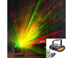 Grating Laser - incl. afstandsbediening - Rood - Ayra Rave Blaster 1