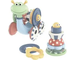 Yookidoo Crawl N Go Snail Boho – Jouet pour ramper avec musique et escargot mobile – Jouet bébé à partir de 6 mois