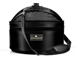 Sleepypod Mobile Pet Bed 3-en-1 - Jet Black - sac de transport - siège auto - lit pour animaux