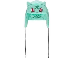 Pokémon - Bulbasaur Novelty Trapper Hat Beanie Muts - L - Groen