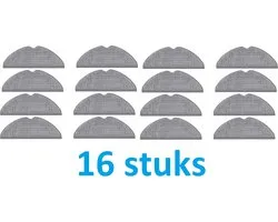16 x Mop - Chiffon de nettoyage pour Roborock S7 Maxv / S8 / S8 + / S8 Pro Ultra - Remplacements de la meilleure qualité