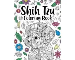 Shih Tzu Adult Coloring Book