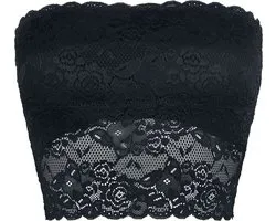 Black Premium by EMP Zwarte kanten bustier - Dames - XL