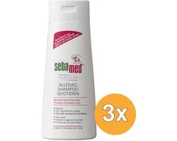 3x Sebamed shampoo usage quotidien (200 ml)