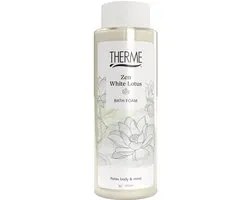 THERME Zen White Lotus Bath Foam - 500ml - pure ontspanning