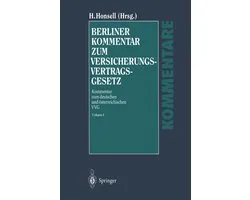 Berliner Kommentar zum Versicherungsvertragsgesetz ( VVG)