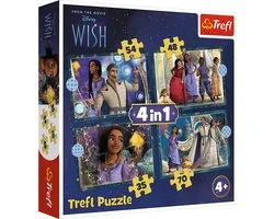 Trefl coffret 4 puzzles Disney Wish, Dreams Come True
