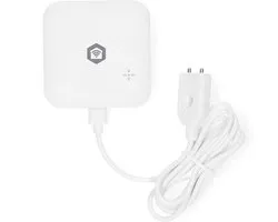 Nedis SmartLife Water Detector - Wi-Fi - Batterij Gevoed - Verlenging inbegrepen - Max. batterijduur: 24 Maanden - 80 dB - Wit