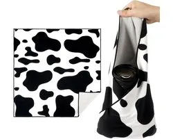 Way Magic Protective Wrap zelfklevende beschermhoes, krasbestendig en wasbaar doek, koeienmotief, 35×35 cm