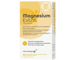Magnésium Extra | 60 Capsules Magnésium Vegan avec Vitamine B6