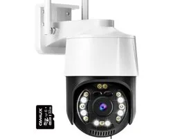 Camux Cam-VisionX Beveiligingscamera Buiten IP66 - 3MP 2K Camera - Buitencamera met Nachtzicht - Wifi met App - Security Camera