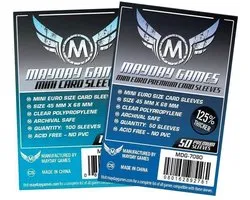 Dark Blue Label Premium Mini Euro Card Sleeve 50 Pack 45x68mm (MDG7080)