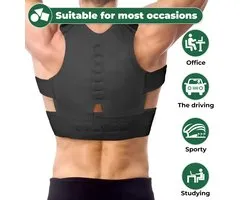 Luxegoed ® - Rug- schouders - Nek - Rug brace - Postuur Corrector - Rug corrector - Houding Correctie - Posture Corrector - Verstelbaar - Man - Vrouw - Kinderen - Lite - Alle Maten Beschikbaar
