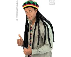 Rasta muts met lange dreadlocks reggae