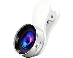 18K groothoek lens voor telefoon, HD externe lens voor smartphone livestream, fotografie en video, cameralens met DSLR-achtige kwaliteit
