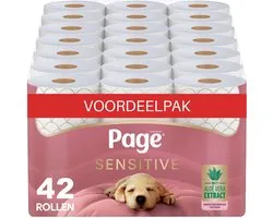 Page toiletpapier met aloë vera, 42 rollen