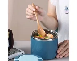 Stainless steel thermal lunch container