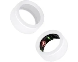 aladdien - Silicone Ring Case - Oura Ring Bescherming - Wit - Geschikt voor M(11/12/13) - Perfect voor Gym - 2Pcs Silicone Cover