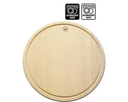Dutchdeluxes résistante au lave-vaisselle - 100% bois - Planche à découper - Ronde