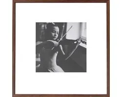 Cadre photo - Henzo - Viola - Format photo 50x50 cm - Marron foncé