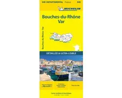 Michelin 340 Wegenkaart Bouches-du-Rhone,Var