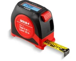 Sola METEC Digitale Rolbandmaat met Laserafstandmeter – 71510201